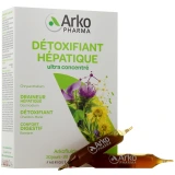 Détoxifiant Hépatique Arkofluides formule plus concentrée ampoules