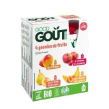 Good Goût 4 gourdes de Fruits Bébé