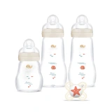 MAM Coffret 3 Biberons en Verre Naissance