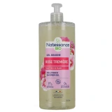 Natessance Gel Douche Délicat Rose Trémière