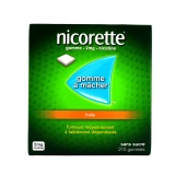 Nicorette gommes 2 mg sans sucre