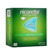 Nicorette gommes 2 mg sans sucre