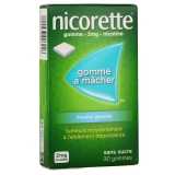 Nicorette gommes 2 mg sans sucre