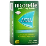 Nicorette gommes 4 mg sans sucre