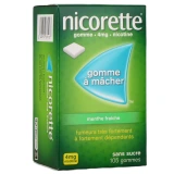 Nicorette gommes 4 mg sans sucre