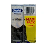 Oral B 3D White Advanced Dentifrice Luxe Charbon