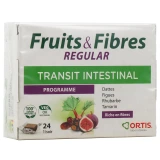 Ortis Fruits & Fibres Regular Transit Intestinal Cubes à Mâcher