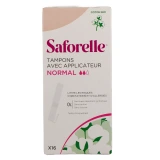 Saforelle Tampons avec applicateur Coton Bio