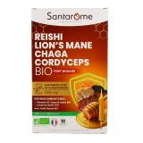 Santarome Reishi Lion's Mane Chaga Cordyceps Bio