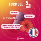 UPSA Energie Multivitamines Hibiscus