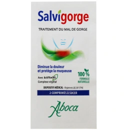 Aboca Salvigorge 2 comprimés à sucer Echantillon OFFERT
