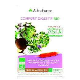 Arkofluides Confort Digestif Ampoules