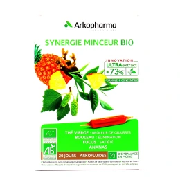 Arkofluides Synergie Minceur Bio 20 ampoules