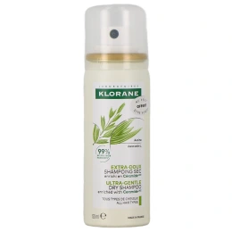 Klorane shampoing sec extra-doux 50ml OFFERT