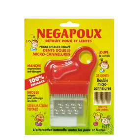 Negapoux Peigne Anti-Poux et Anti-Lentes
