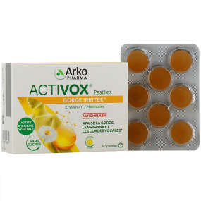 Activox Pastilles Miel Citron