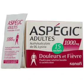 Aspégic Adulte 1000 mg