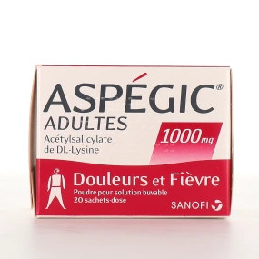 Aspégic Adulte 1000 mg
