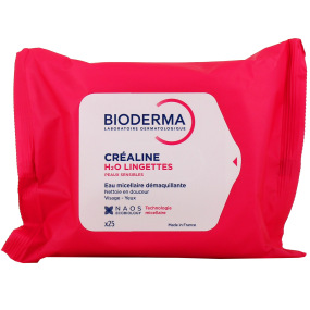 Bioderma Créaline H2O Lingettes démaquillantes