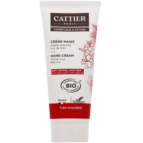 Cattier Crème Mains Argile Blanche Bio