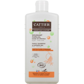 Cattier Gel Moussant Familial Bio Corps et Cheveux Sans sulfate