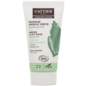 Cattier Masque Argile Verte Bio