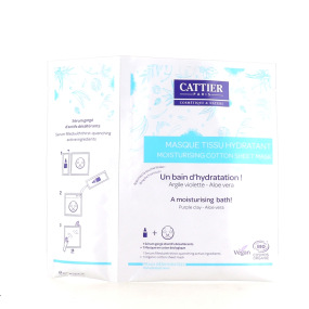 Cattier Masque Tissu Hydratant Bio