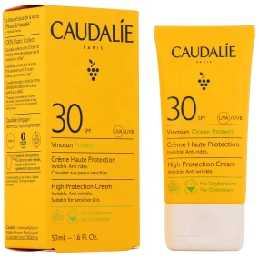 Caudalie Vinosun Protect Crème Solaire Visage Haute Protection