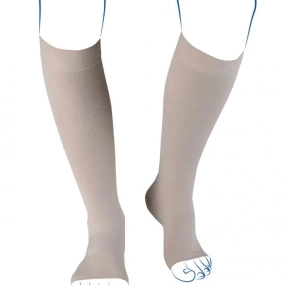 Thuasne Venoflex Elégance Chaussettes Homme Pied Ouvert Classe 3