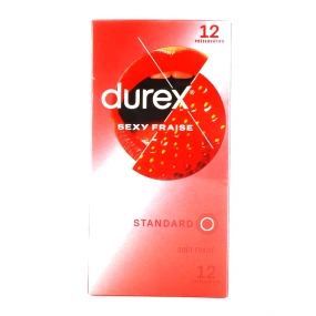 Durex Préservatifs Sexy Fraise