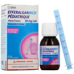 EfferalganMed Pédiatrique 30mg/ml solution buvable