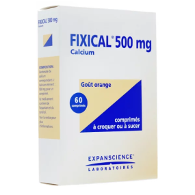 Fixical 500 mg 60 comprimés à sucer ou à croquer
