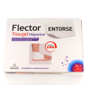 Flector Tissugel Héparine 3 Emplâtres