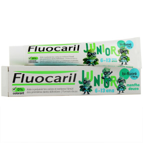 Fluocaril Junior Dentifrice bi-fluoré Menthe Douce 6-13 ans