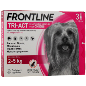 Frontline Tri-Act Chien Pipettes