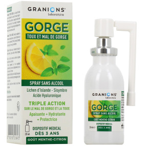 Granions Spray Toux et Mal de Gorge