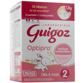 Guigoz Optipro Lait 2ème âge