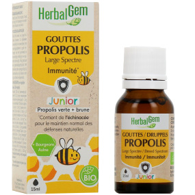 Herbalgem Propolis Junior Gouttes Bio