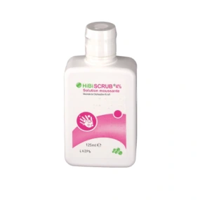 Hibiscrub 4% solution moussante