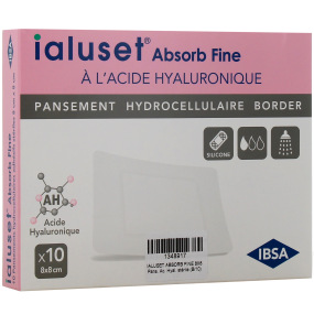 Ialuset Absorb Fine Pansement Hydrocellulaire