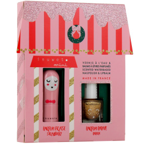 Inuwet Coffret Enfant Baume à Lèvres et Vernis à l'Eau