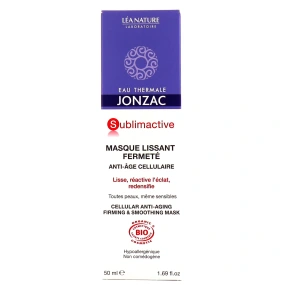 Jonzac Sublimactive Masque Lissant Fermeté Bio