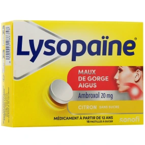 Lysopaïne Maux de Gorge