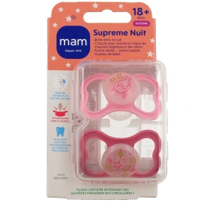 MAM Supreme Sucettes anatomiques silicone X2