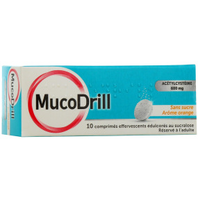 Mucodrill Acetylcystéine 600mg