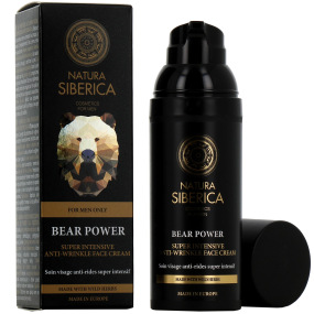 Natura Siberica Homme Soin Visage Anti-Rides Super Intensif Une Force d'Ours