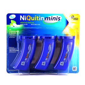 Niquitin minis menthe fraiche 4mg