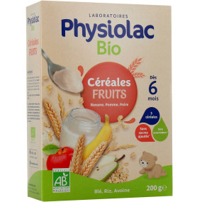 Physiolac Bio Céréales Fruits