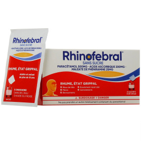 Rhinofebral Sans Sucre Rhume Etat Grippal