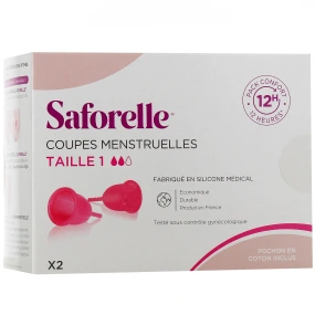 Saforelle Cup Protect Coupe Menstruelle x2
